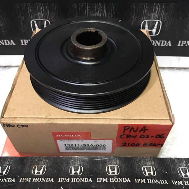 13811 S9A / PNA / RRA Poly Pulley Krek as Crankshaft Honda CRV GEN 2 RD4 RD5 2002 2003 2004 2005 2006 Accord CM5 2003-2007