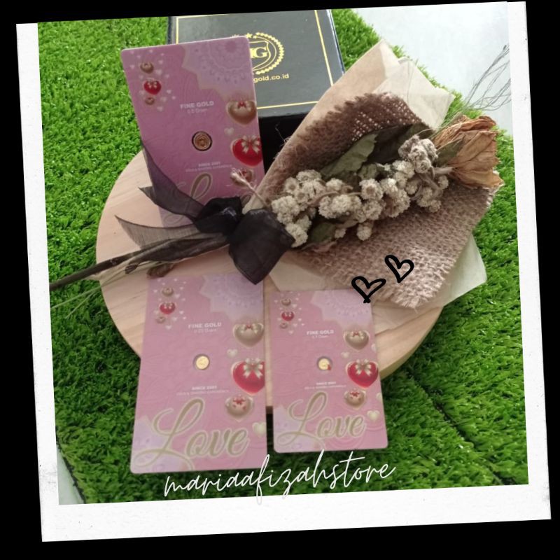 Gift Series Love 0.5 gram Mini Gold / Islamic gift
