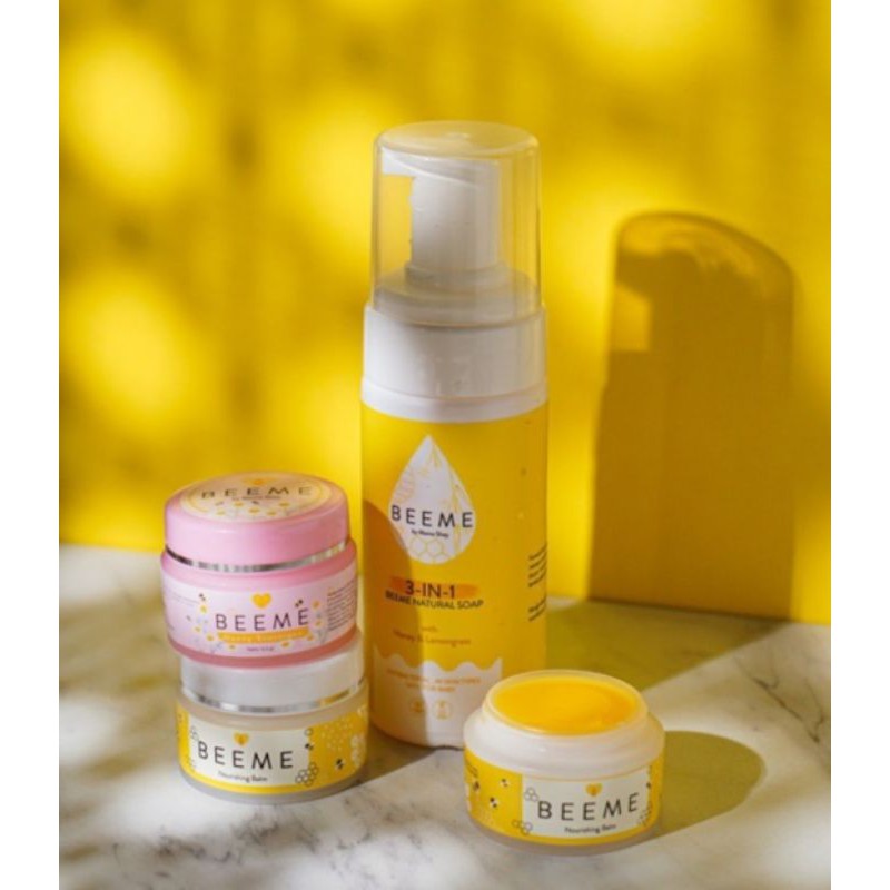PAKET LENGKAP | BEEME NOURISHING BALM | BEEME SUNSCREEN | BEEME NATURAL SOAP