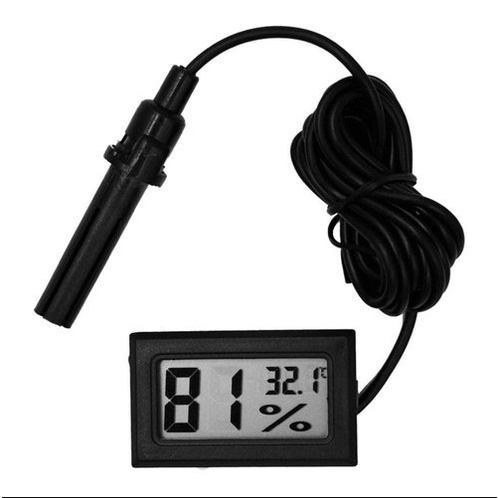 Mini Thermometer Higrometer Dengan Kabel Sensor