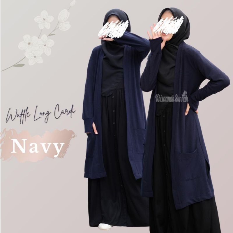 waffle long cardi kotak2 knit uniqlo