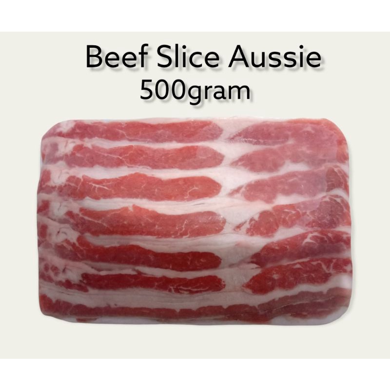 Daging sapi slice ausie / yoshinoya / shabu / teriyaki shortplate 500gram Bandung