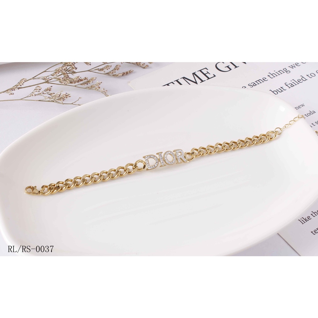 Gelang Titanium Permata Perhiasan Fashion 0037/2546