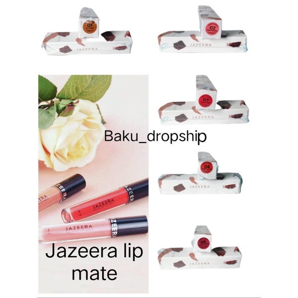 Lipstick matte by Jazeera original/gincu/lip mate/liptin