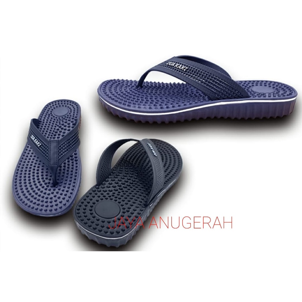 SANDAL JAPIT KARET PRIA MURAH DAN NYAMAN DIPAKAI MERK DUA KAKI 520-1