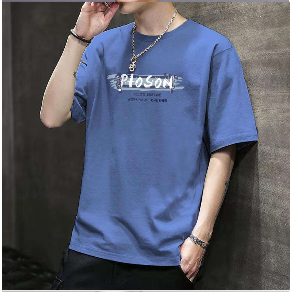 BS TERLARIS BAJU KAOS  PTOSON TANGAN PENDEK PRIA DAN WANITA GOOD QUALITY