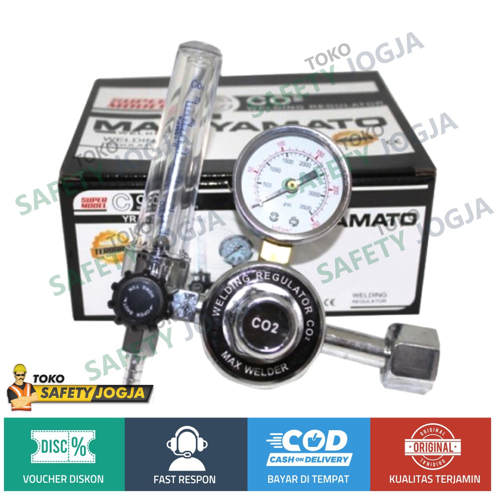 Regulator Las CO2 MIG Max Yamato YR 78 Tabung Las Jogja Solo