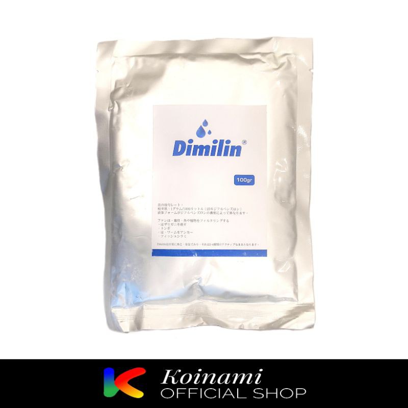 DIMILIN 100 gram OBAT KUTU IKAN / KUTU JARUM IKAN KOI