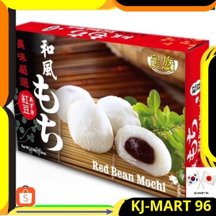 

JAPANESE FOOD/SNACK JEPANG IMPORT ROYAL FAMILY MOCHI RED BEAN 210 GR