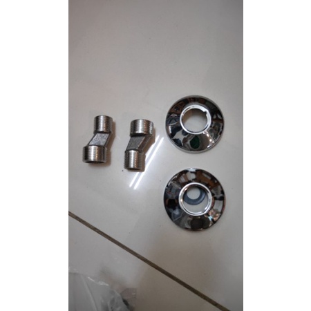 FITING NEPAL KRAN BATHUB as 304 1/2 inch 1 set kanan kiri