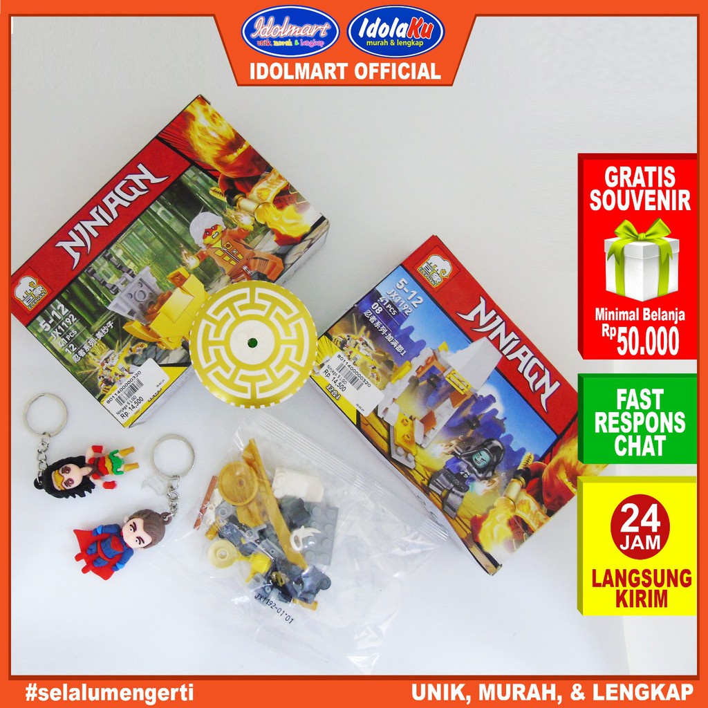 IDOLAKU Mainan Anak Lego block Ninja go / Lego SNI