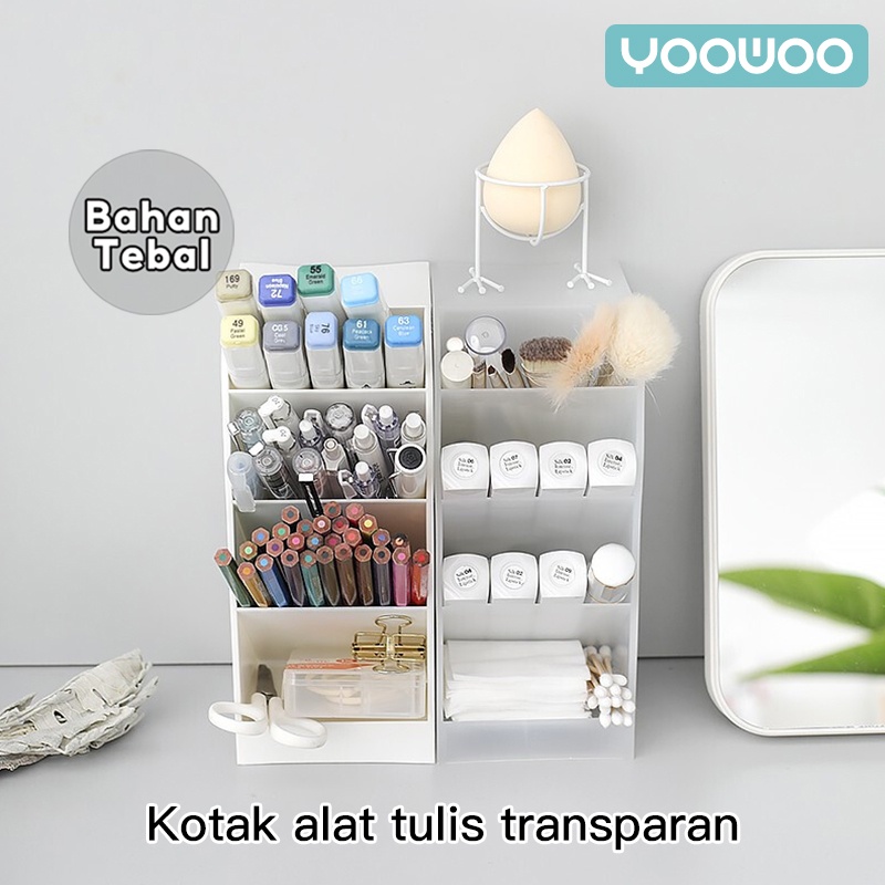 

tempat alat tulis pensil kosmetik stand organiser Serbaguna Portable