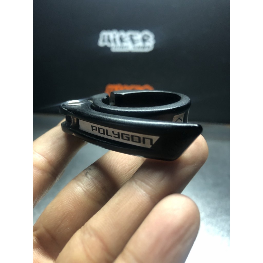 sit clamp mtb seli sepeda lipat merk polygon diameter 35mm second