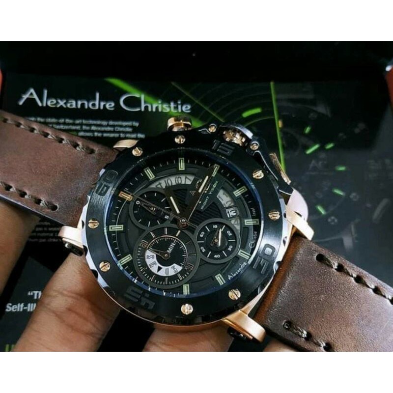 jam tangan alexandre christie 9201