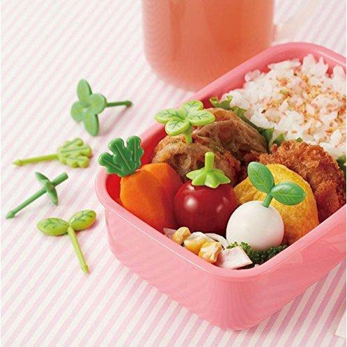 READY BANDUNG TUSUKAN Daun Hijau Clover Green Plant Kaktus Shape Shaped Bentuk Garpu Tusuk Tusukan Buah Makanan Japanese Bento Fruit Forks Food Pick Forks Tusukan Bento Daun premium