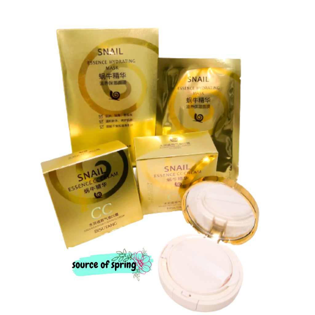 Bisutang CC Cushion & Bisutang Sheet Mask