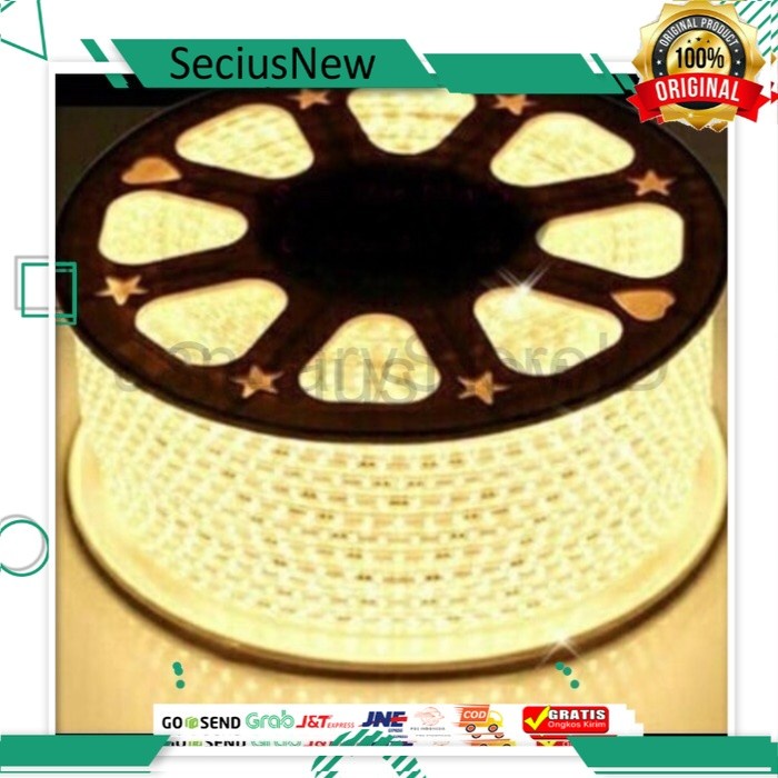 LAMPU LED STRIP 5050 LAMPU PLAFON CEILING eceran meteran - Putih