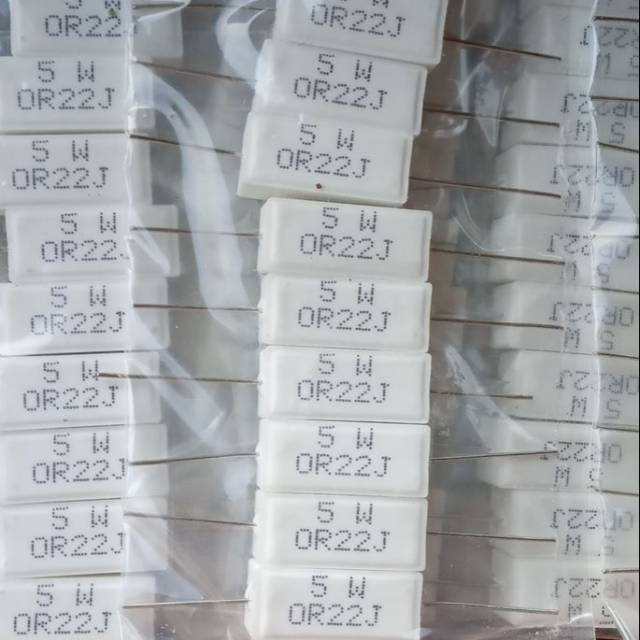 R kapur 5W-022ohm