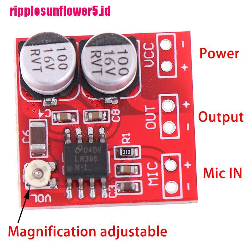 Power amplifier Mikrofon Elektrik Dc 5V-12V LM386 200x