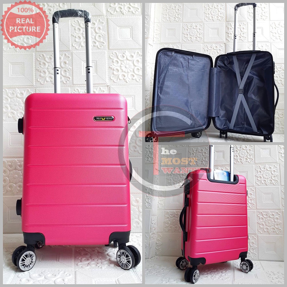 KOPER POLO VIENNA 20 inch V 001.FREE PACKING BUBBLE WRAP KOPER ABS .KOPER FIBER GARANSI KOPER CABIN