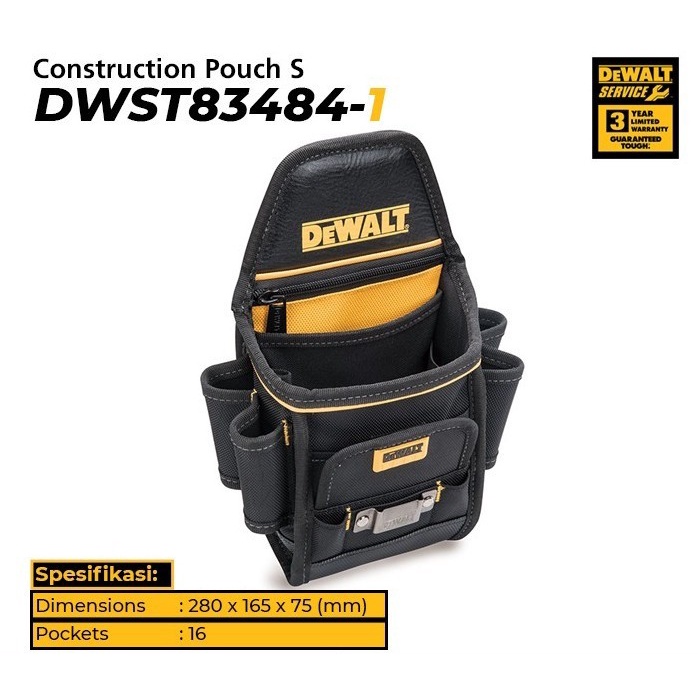 DEWALT DWST83484 - ELECTRICIAN POUCH S / TAS PINGGANG LISTRIK PERKAKAS