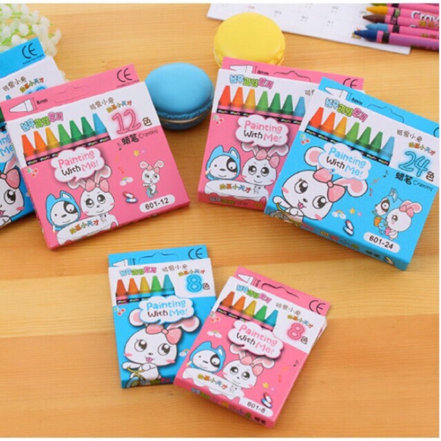 

Crayon 12 & 24 Colour 601 Pensil Warna 8 & 12 & 24 Warna