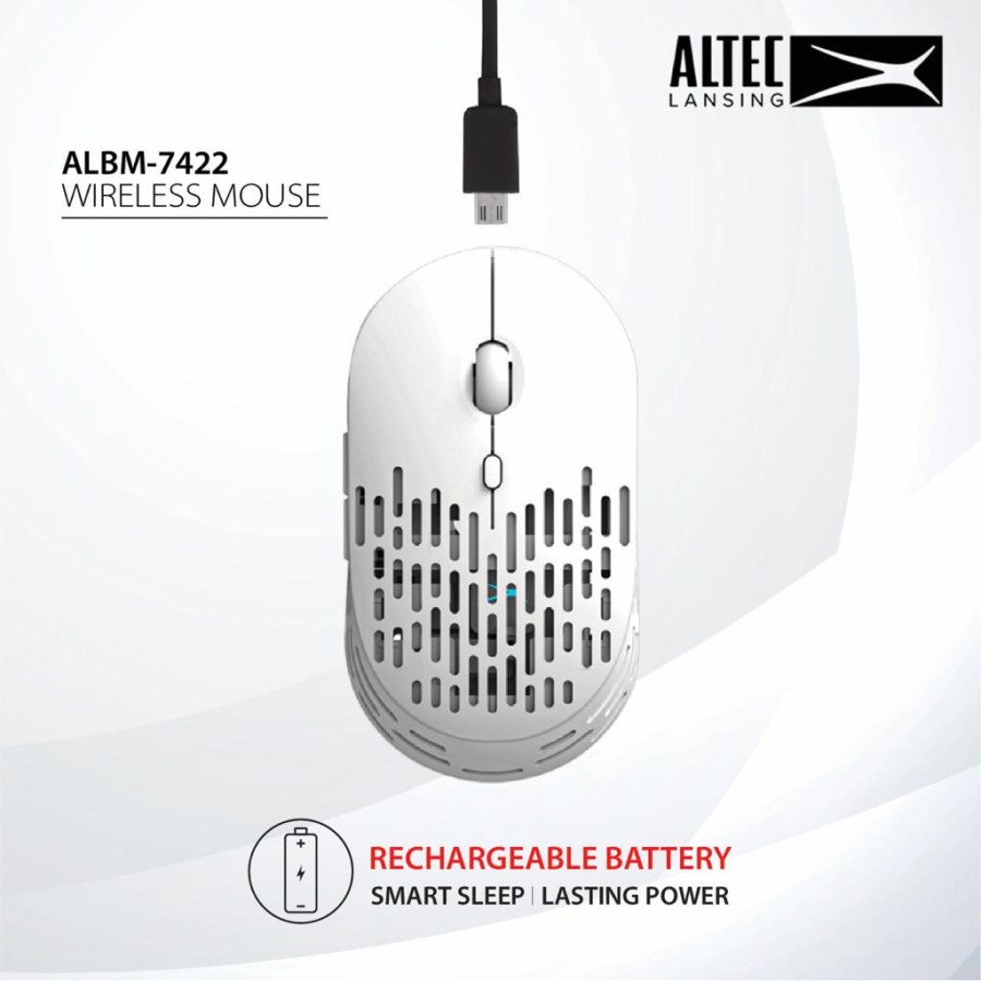 Mouse Wireless Altec Lansing ALBM-7422 White | Altec ALBM7422 White