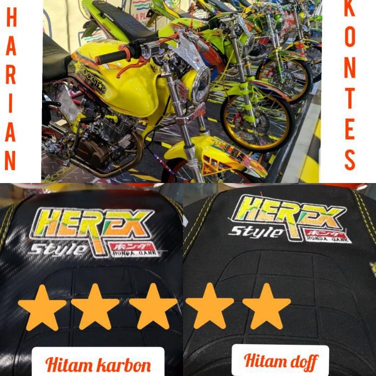 / Kain cover kulit jok herex style #HEREX #HONDAGANK #TIREV #TIGER #MEGAPRO #HONDALANANG {DLG.21My22