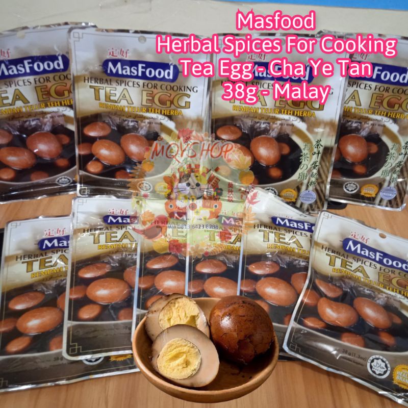 

MasFood Herbal Spice Tea Egg/Cha Ye Tan 38g Malay