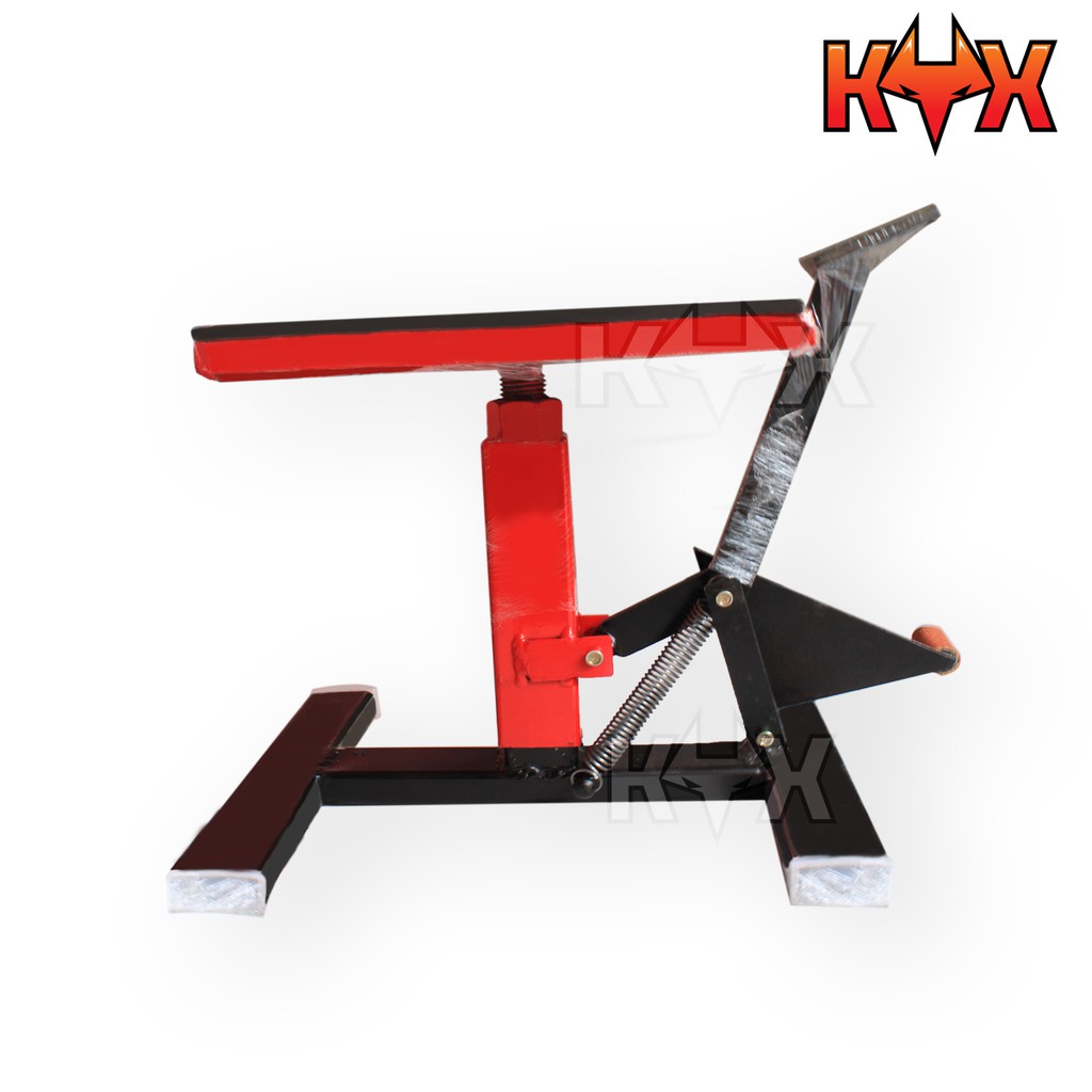 KYXVARIASI JACKSTAND PADDOCK STANDAR TENGAH DENGAN ULIR PENGATUR KETINGGIAN UNTUK MOTOR TRAIL CROSS