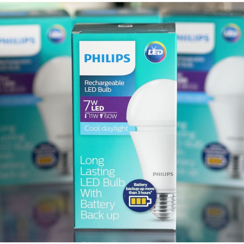 Philips Lampu LED Emergency Rechargeable 7,5W Putih