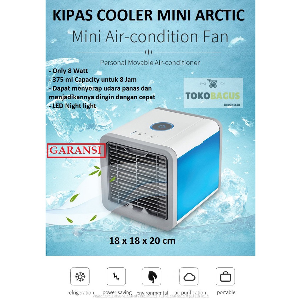 Air Cooler AC Mini Pendingin AC Portable Praktis Hemat Energi Mudah