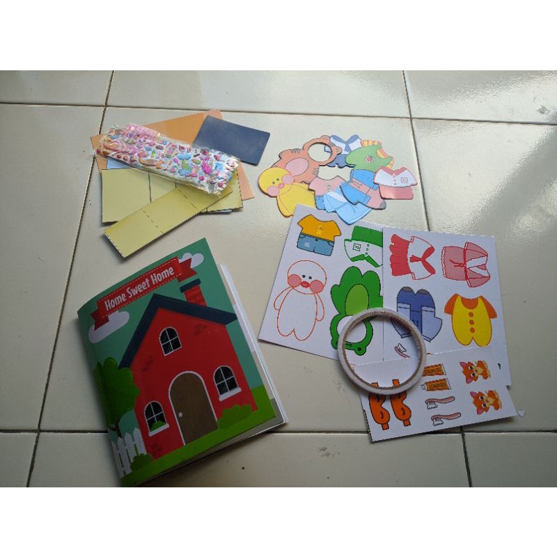 Mainan Viral Bongkar Pasang Anak Mainan Edukasi  Bebek House Viral Paper Doll Mainan Anak Viral Paperduck Tiktok Paper Duck