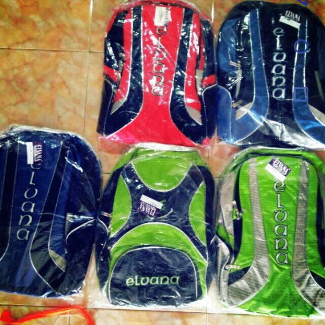 Elvana Tas Raket Model Ransel Original Bagus