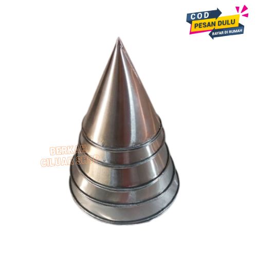 Cetakan Nasi Tumpeng Mini / Cetakan Tumpeng Susun Mini 8cm 10cm 12cm Bahan Alumunium