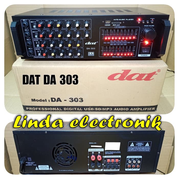 amplifier dat da 303 profesional oryginal dat da303