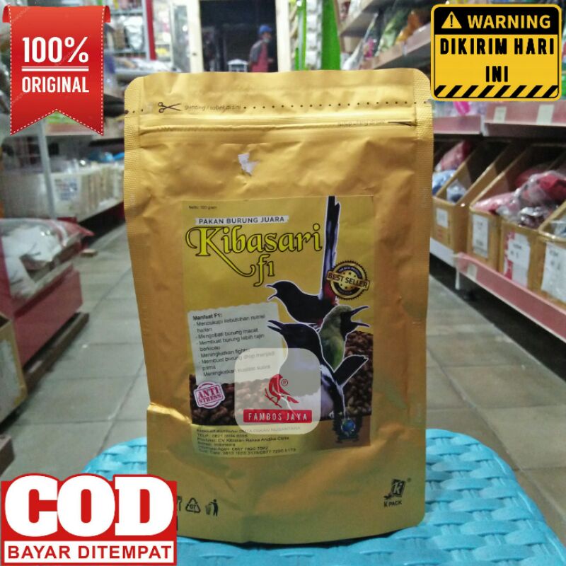 Kibasari F1 Pur Pakan Burung Kacer Ijo Kibas Sari Kibas Ari