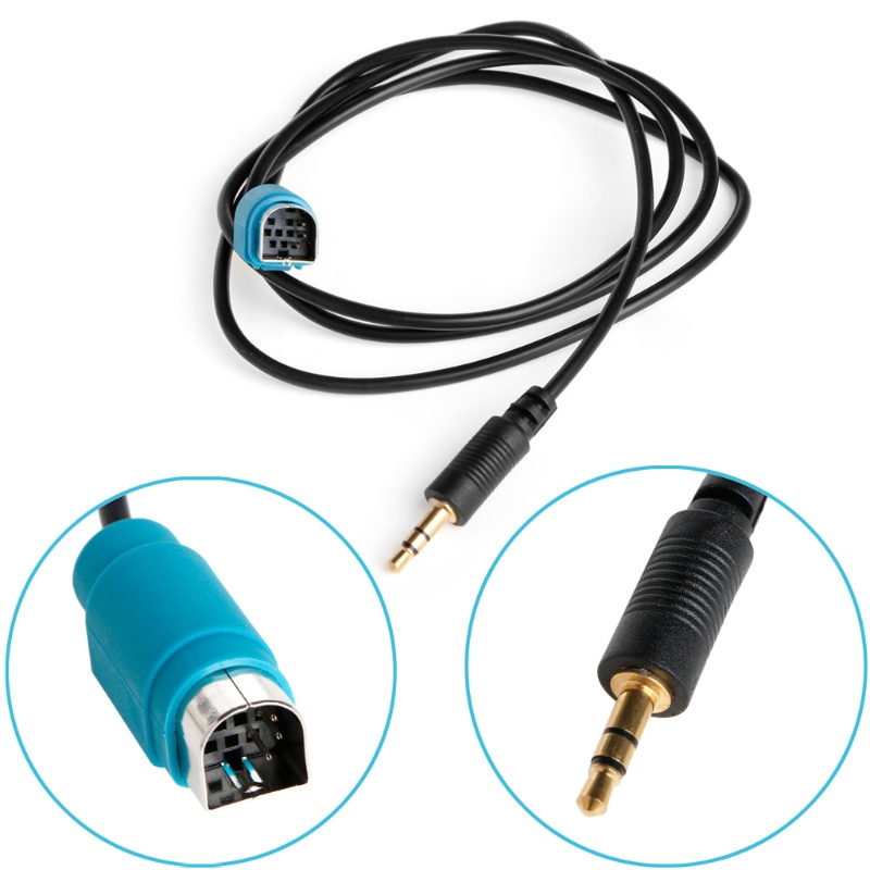 Cre ALPINE KCE-236B Adapter Jack Audio Aux 3.5mm Untuk MP3 PSP