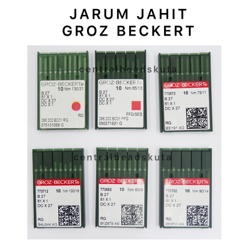 JARUM JAHIT GROZ BECKERT DCx1 DCx27 / JARUM OBRAS