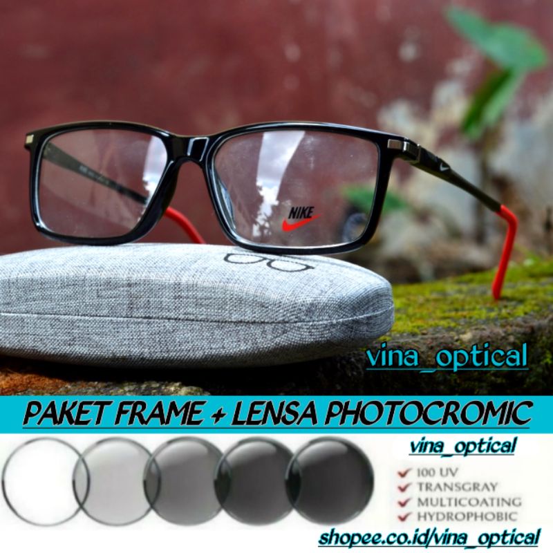 Frame Kacamata Sporty | Kacamata MINUS PHOTOCROMIC | Kacamata PRIA SPORTY | Kacamata Pria Keren Anti
