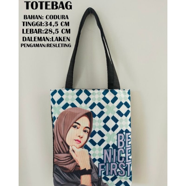 TOTEBAG SIMPLE PRINTING TALI CODURA/TALI BISBAN