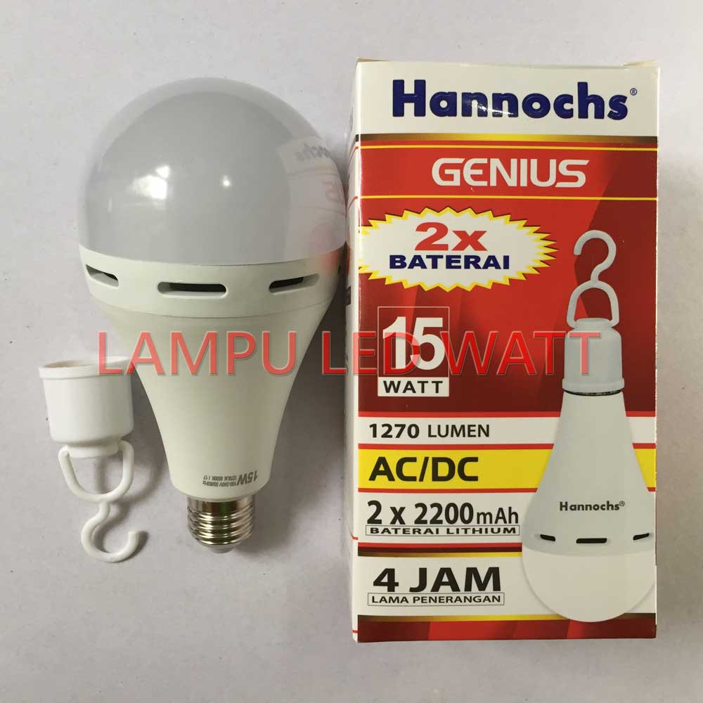 Lampu Emergency Led Hannochs Genius 15 Watt Shopee Indonesia