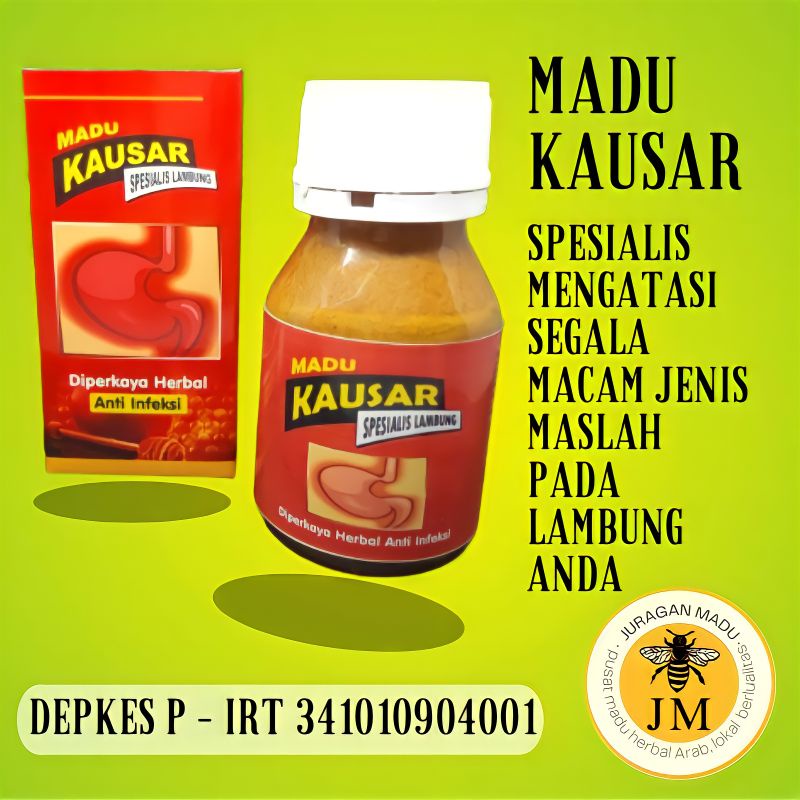 

Madu Herbal obat lambung alami extra habatussauda spesialis masalah lambung madu kausar
