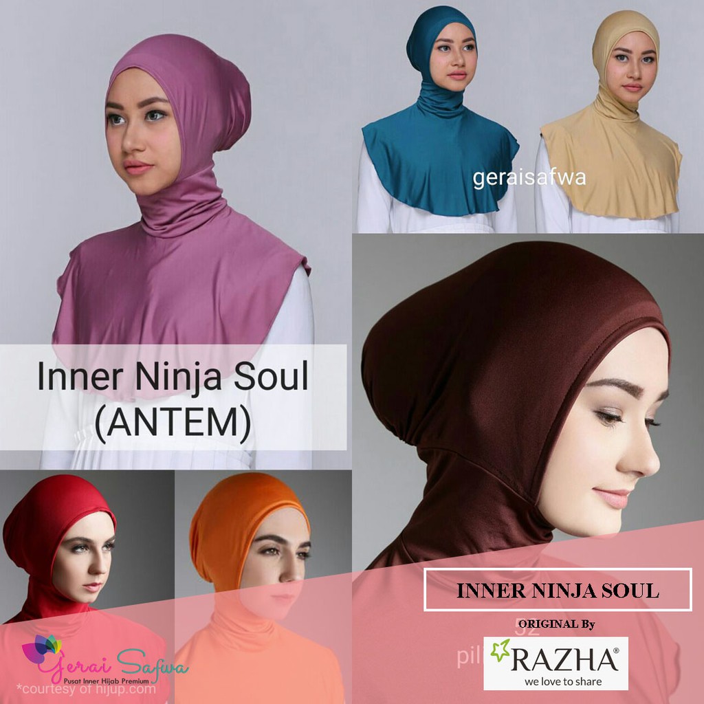 Ciput Ninja Ciput Antem Ninja Inner Antem Daleman Kerudung