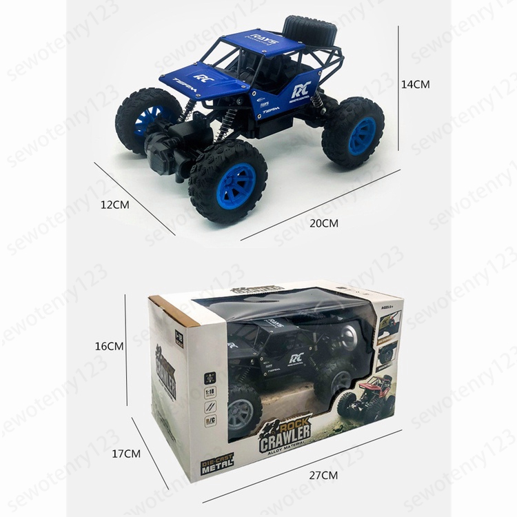 【COD】Mainan Mobil Remote Control off-Road Climbing Car RC Rock Crawler 2WD Powerful