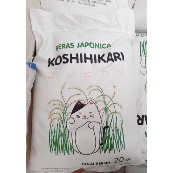 

Koshihikari 20 kg Kemasan UTUH 20kg KHUSUS INSTANT