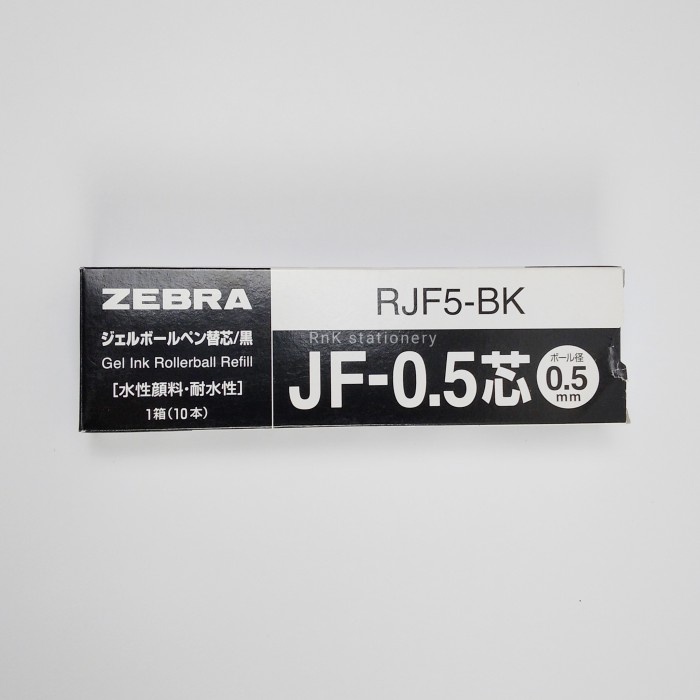 

Buruan Zebra Refill Sarasa 0.5 Black Rjf 5 - Bk Pulpen Gel Ink Rollerball Gilaa!!!
