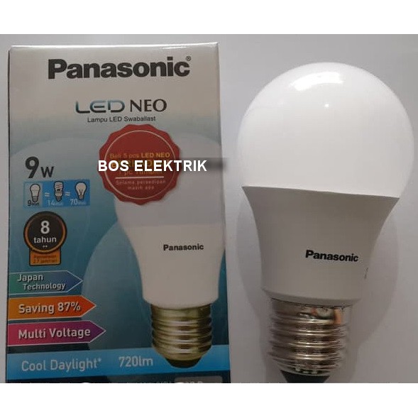 Lampu LED Panasonic NEO 9 watt