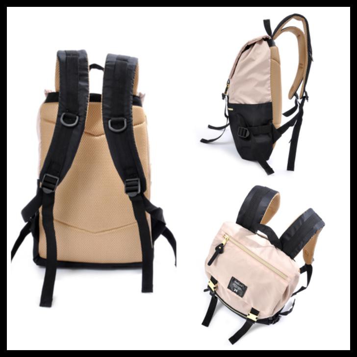 MODEL TERKINI ANELLO TAS RANSEL BUCKLE NYLON (ORIGINAL)/ PRIA/WANITA -LAPTOP 14 INCH STOCK TERBATAS