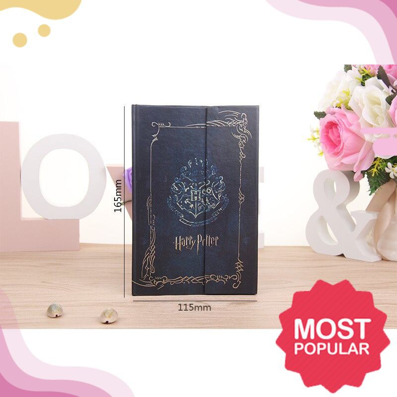 Action Figure Import Vintage Harri Potter Notebook Buku Harian Dengan 2018-2018-2019 Kalender Retro